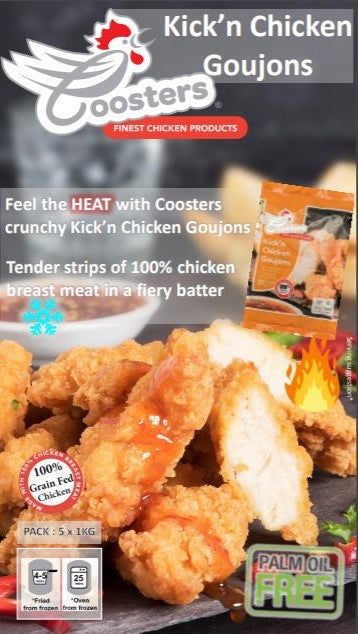 Hot & Spicy Chicken Goujons - KG