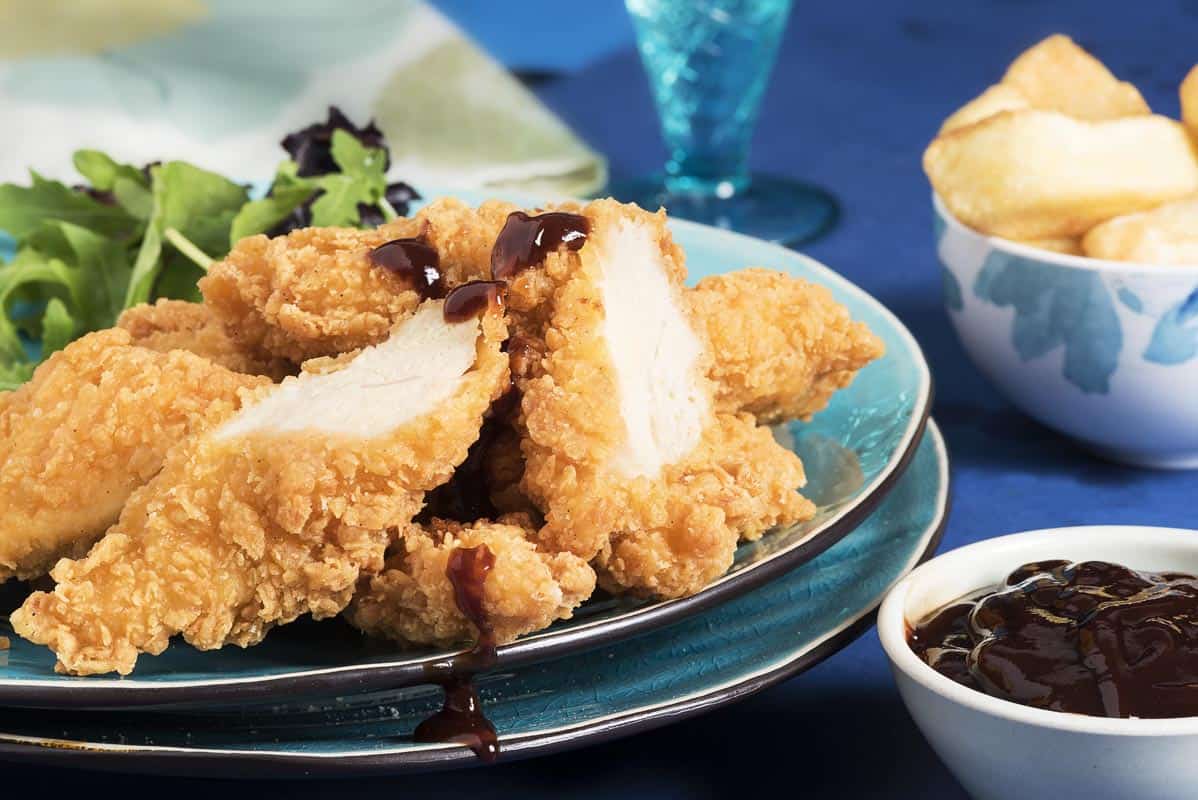 Plain Chicken Goujons - 1kg